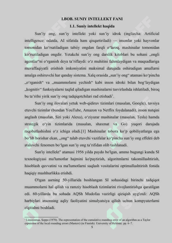 PERSEPTRON. KO’P QATLAMLI PERSEPTRON 4