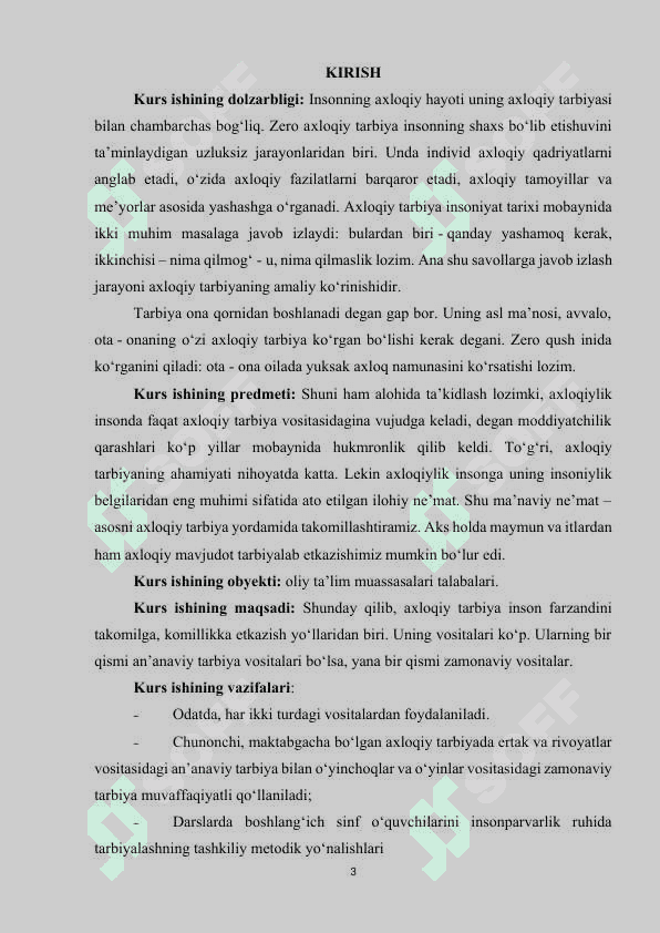 MANAVIY AXLOQIY TARBIYANI AMALGA OSHIRISHDA MILLIY QADRIYATLARLARNING O'RNI 2
