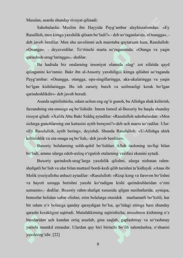IMOM AL-BUXORIY VA AT-TERMIZIYNING XADIS ILMINI RIVOJLANTIRISHDAGI XIZMATLARI.docx 8