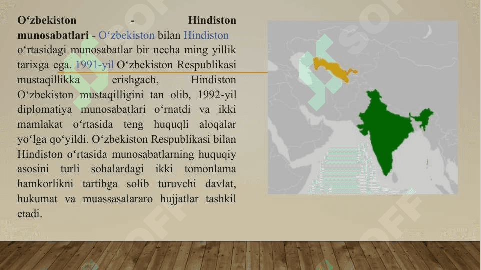 Oʻzbekistonning Hindiston va Pokiston bilan hamkorligi 4