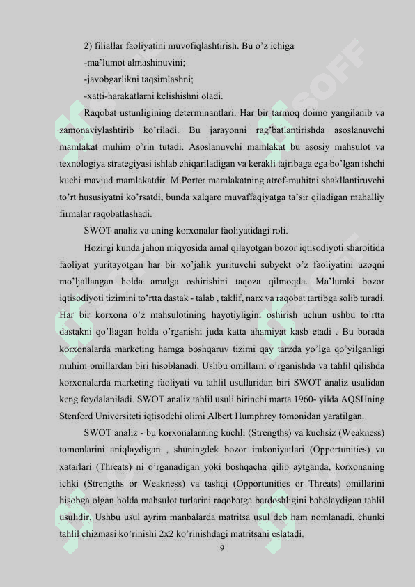 M.PORTER USLUBIYATIGA KO’RA O’ZBEKISTONNING RAQOBAT USTUNLIGI..docx 8