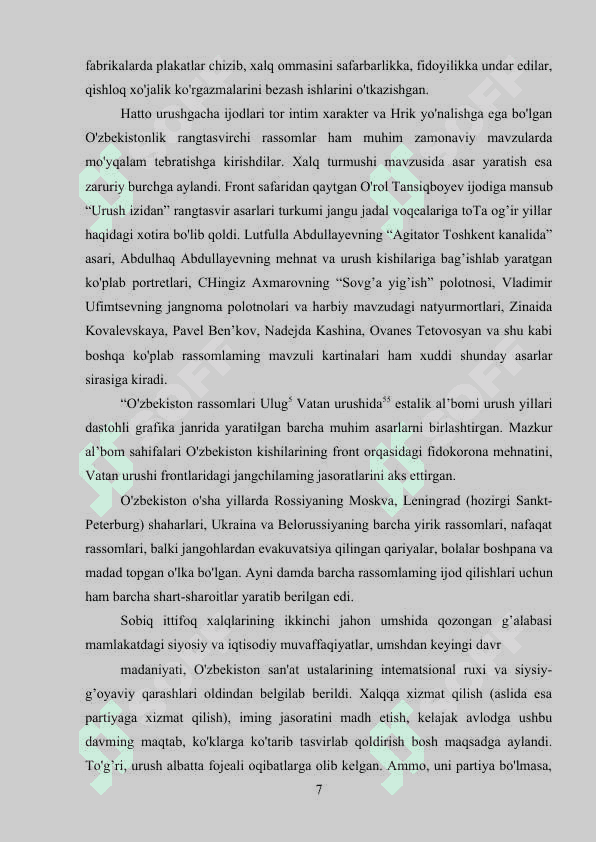1950-1980 - YILLARDA O`ZBEKISTONDA DASTGOHLI RANGTASVIR SAN’ATI.docx 6