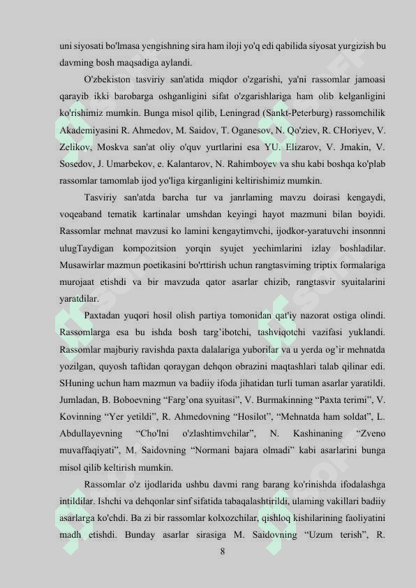 1950-1980 - YILLARDA O`ZBEKISTONDA DASTGOHLI RANGTASVIR SAN’ATI.docx 7