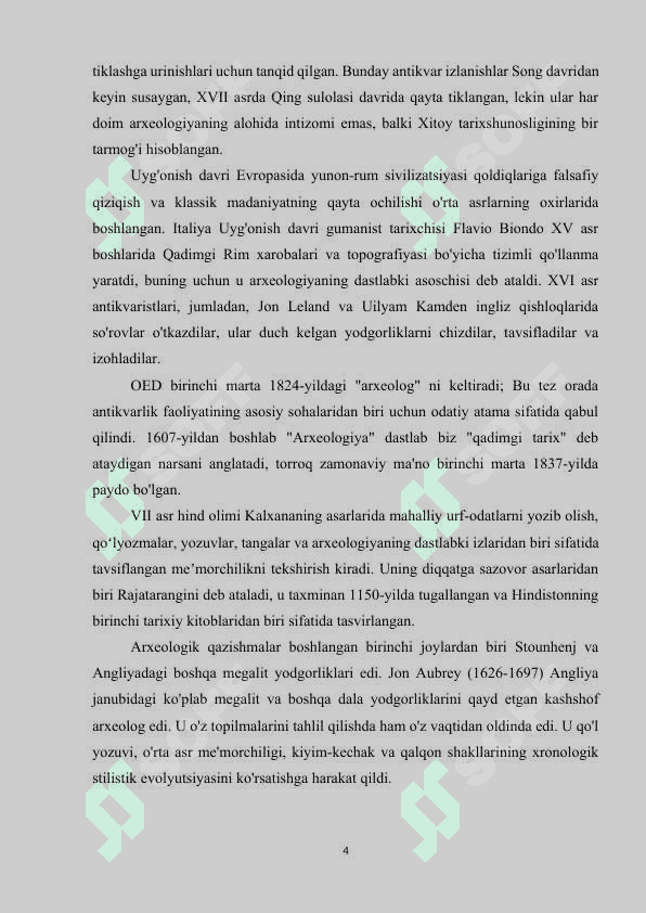 O’LKAMIZ TARIXINI O’RGANISHDA ARXEOLOGIYA FANINING TUTGAN O’RNI VA AHAMIYATI.docx 4