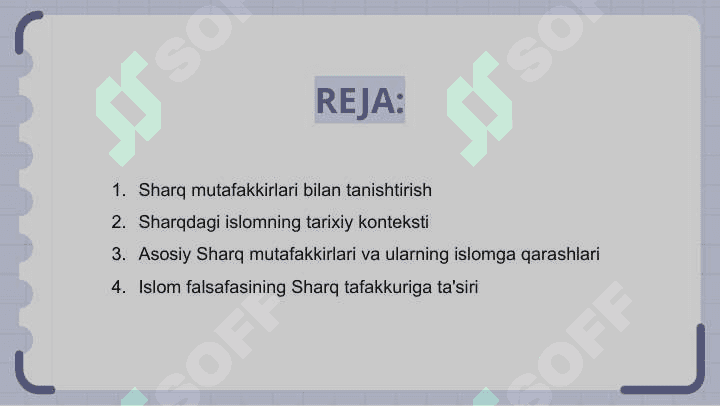 Sharq mutafakkirlarining Islom dining inson kamolotiga tasiri haqidagi goyalari 2