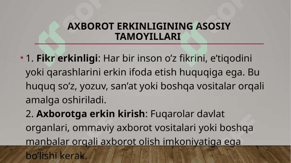 Axborot erkinligi 3