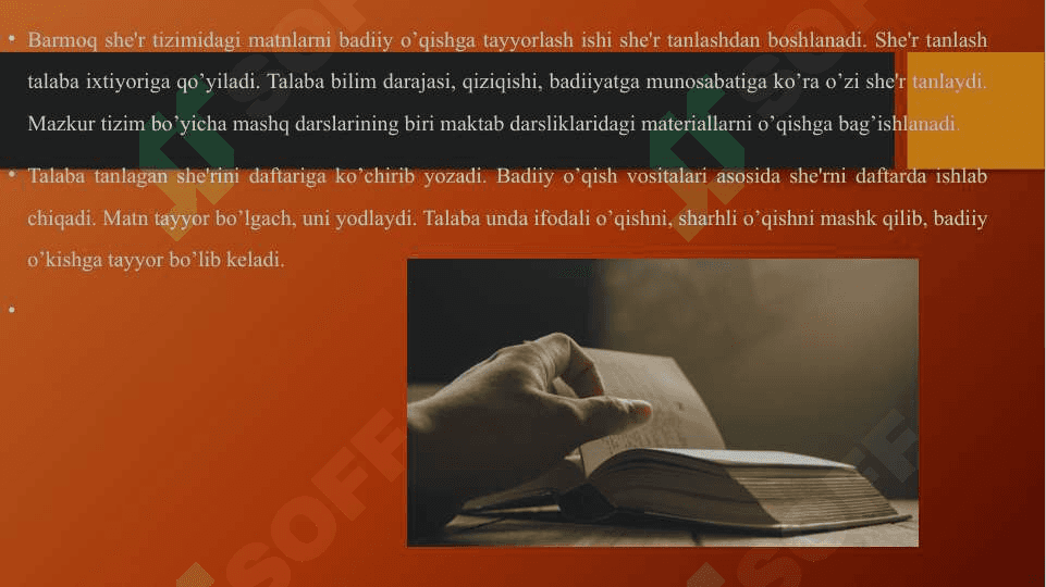 BARMOQ SHER TIZIMI HAQIDA 3