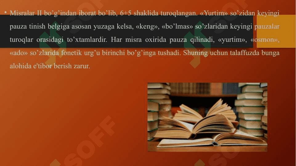BARMOQ SHER TIZIMI HAQIDA 5