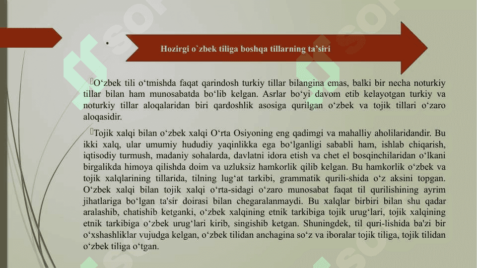 “Hozirgi o`zbek adabiy tili” fanining maqsad va vazifalari 3