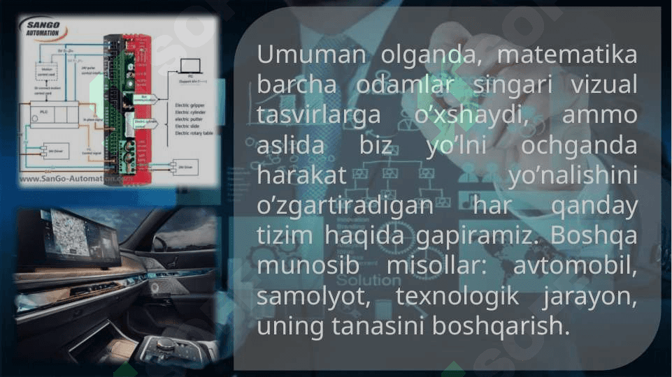 Optimal boshqarish sistemalarini nazariyasi usullari. Optima 4