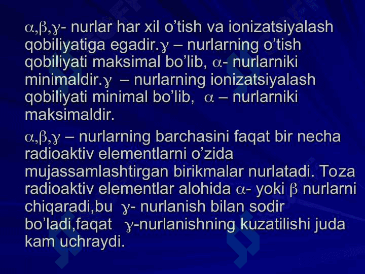 Radioaktivlik  Dozimetriya  Радиоактив парчаланиш 4
