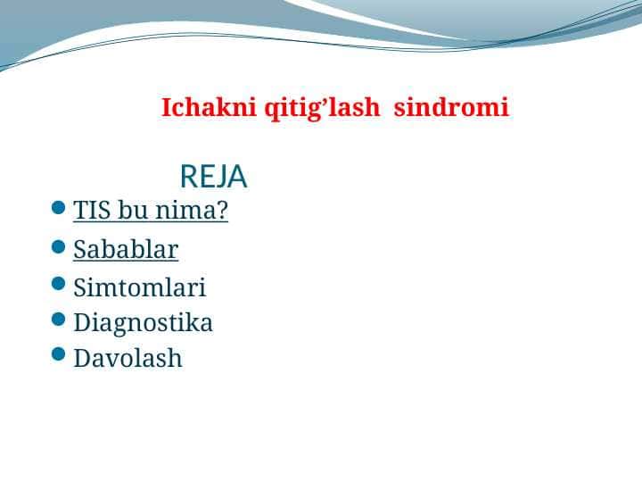 Ichakni qitig’lash  sindromi 1