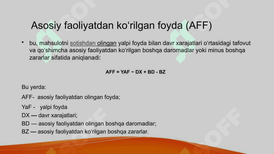Raqobatlashgan bozorda firma foydasini maksimallashtirish 5