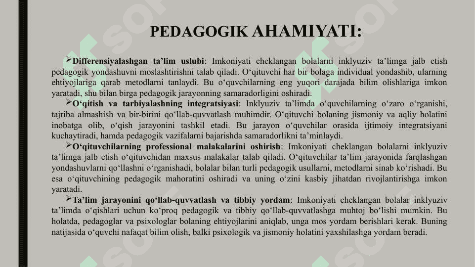 Turli yoʻnalishdagi ilmiy tadqiqotlarda gospital pedagogika muammolarini oʻrganish 8