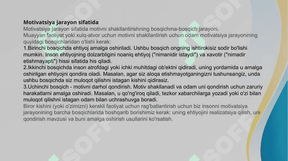 Tashkiliy xulqning motivatsion asoslari 4