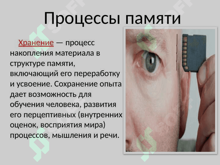 Общее понятие о памяти 6
