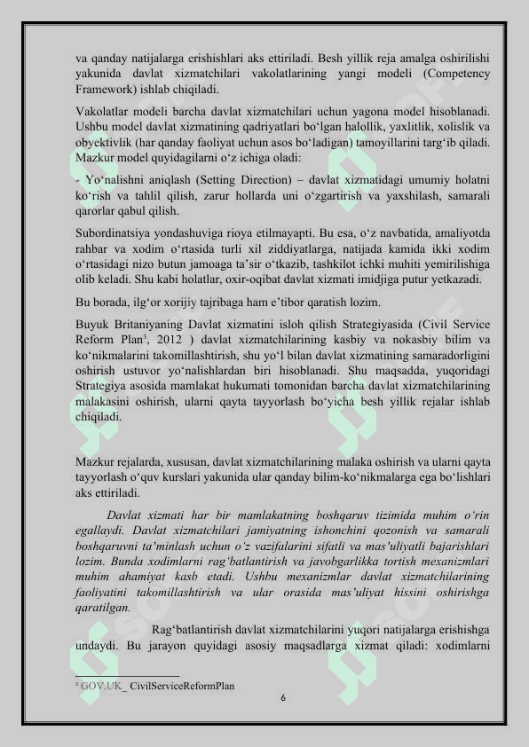 Davlat xizmatchilarni ragʻbatlantirish va javobgarlikka tortish asoslari 6