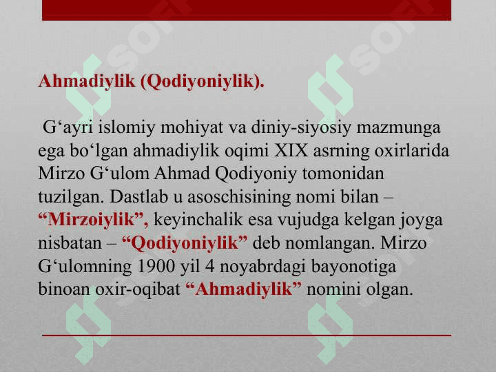 YANGI DINIY TA`LIMOTLAR VA SEKTALAR 8
