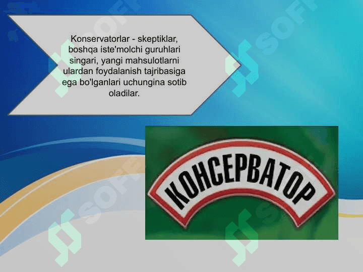 Iste'molchi xulq atvoriga ta'sir etuvchi 8