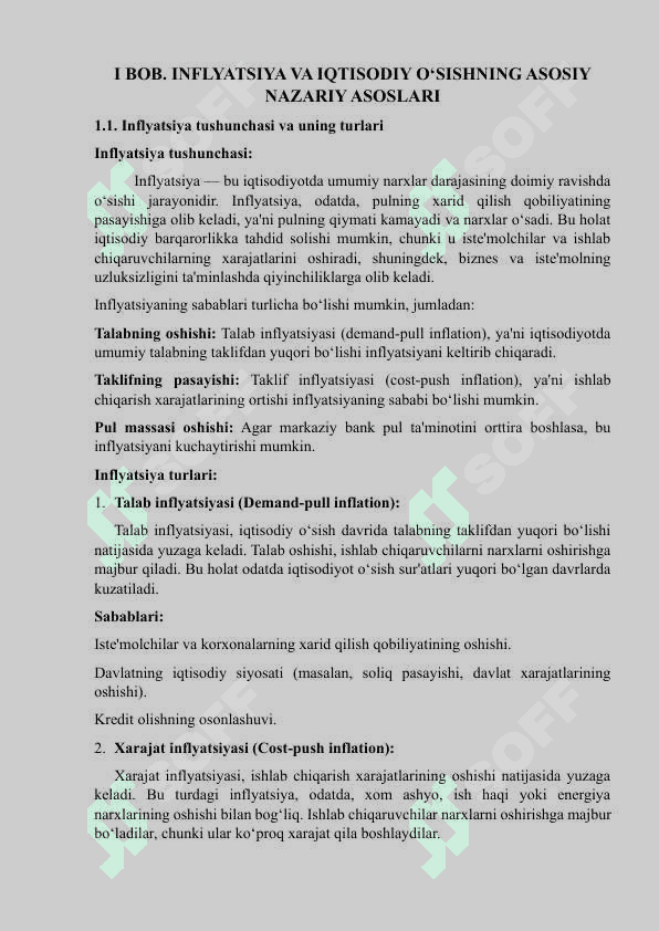 Inflyatsiya va iqtisodiy o‘sish o‘zaro bog‘liqligining Yangi O‘zbekistondagi xususiyatlari 5
