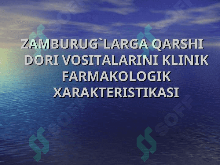 Zamburug`lar infeksiyasi 2