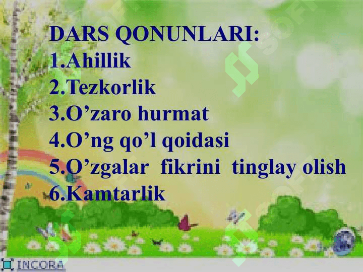 Dars ishlanma 5