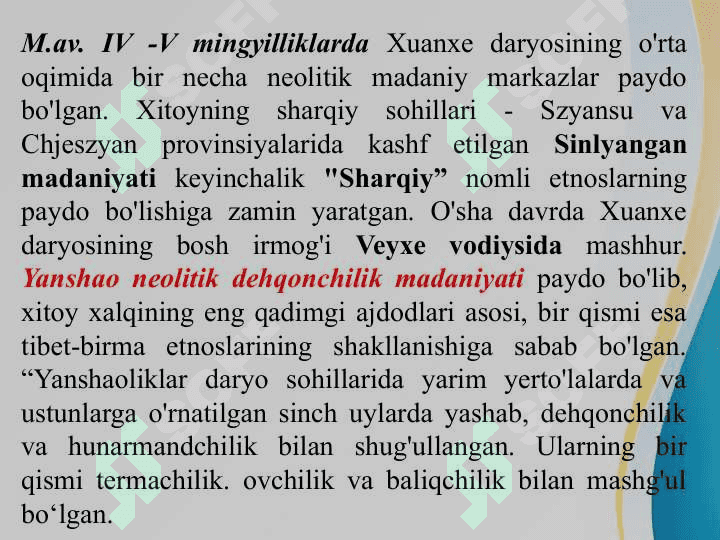 Qadimgi Xitoy tabiati va aholisi 6