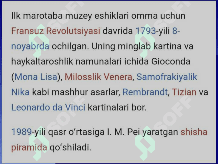 Jahon muzeylari . Jaxon muzeylari ppt pptx 5