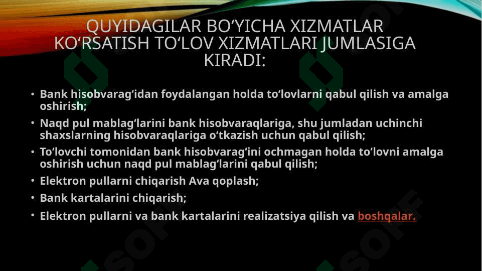 bank ishi To’lov ketma-ketligi pptx 5