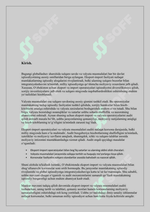 EKSPORT-IMPORT VA  VALYuTA MUOMALALARI AUDITI. 2