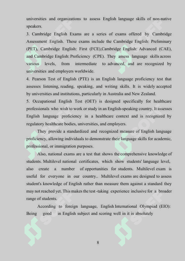 The imperialism of international tests and its implications for language teaching and learning 8