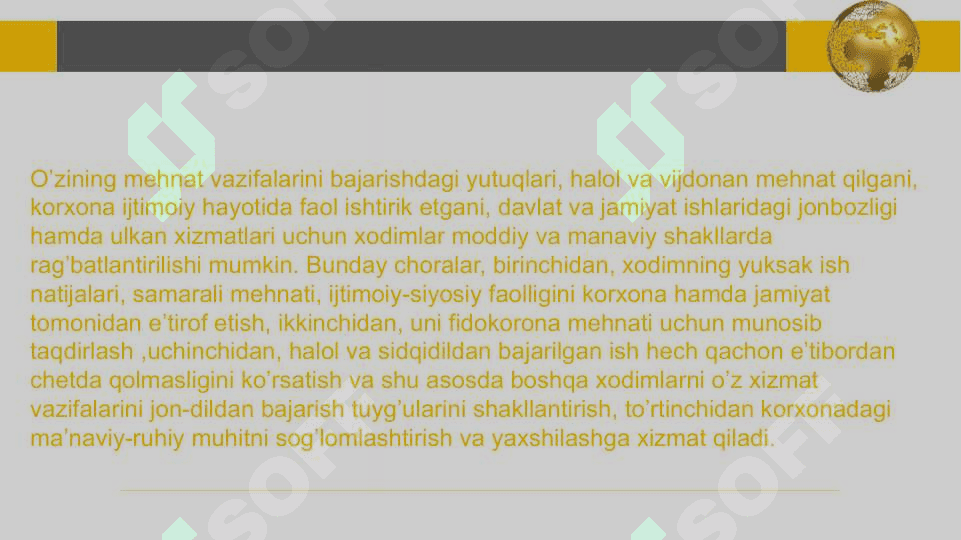Ижтимоий тенглик ва давлатнинг мехнат фаолиятини рағбатлантириш тадбирлари 8