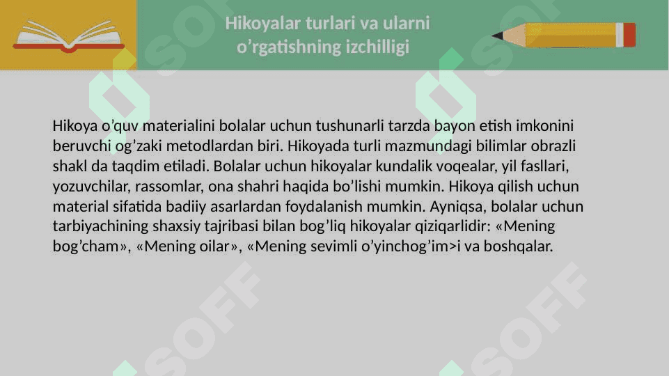 Hikoya qilish turlari va metodlari 3