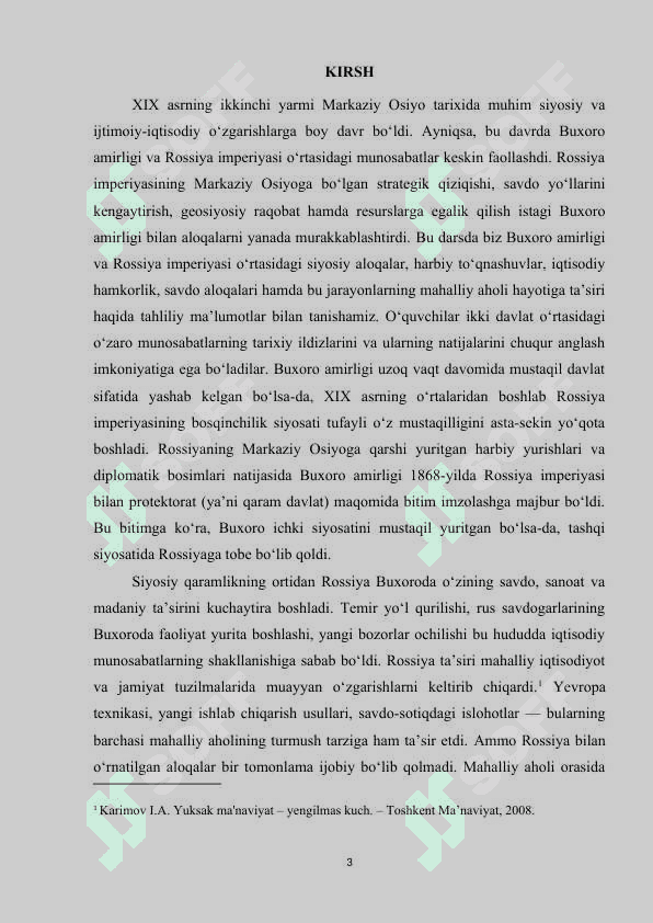 Tarix darslarida Buxoro amirligining Rossiya  Rossiya imperiyasi  bilan siyosiy, Ijtimoiy-iqtisodiy aloqalari mavzusini o'rganish 3