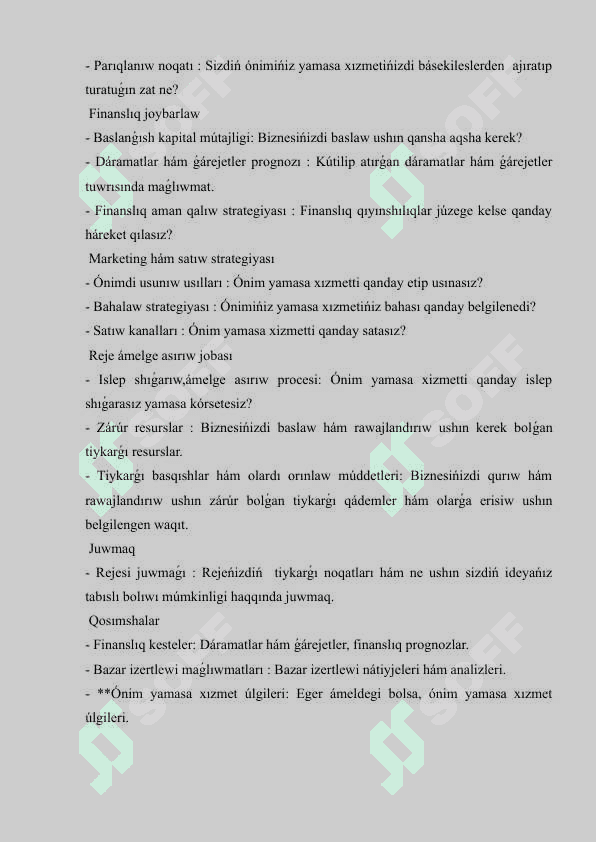 Bizneste buxgalteriya schotlarınıń  formaları 4