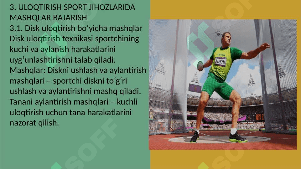 Yengil atletika sport jihozlarida mashqlar bajarish 7