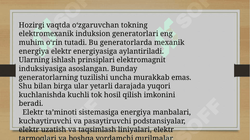 Oʻzgaruvchan tok va tokning qonunlari 4