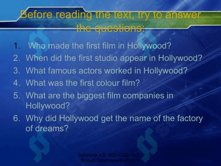 Story of Hollywood 4