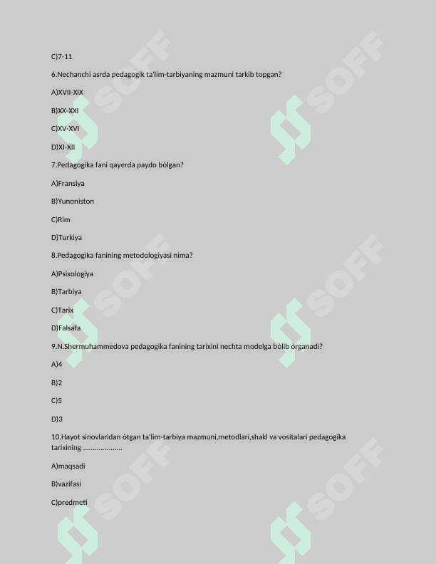 Boshlangʻich taʼlim pedagogikaning nazariy asoslari. 2