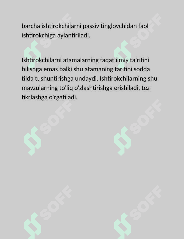 Otlarning yasalishi, tuzilish jihatlari turtlari 2