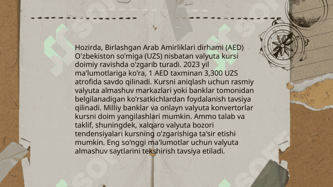 BAA valyuta birligi. BIRLASHGAN ARAB AMIRLIGI PUL BIRLIGI 4