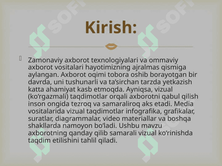 Media vositalarida axborotning vizual taqdimoti 4