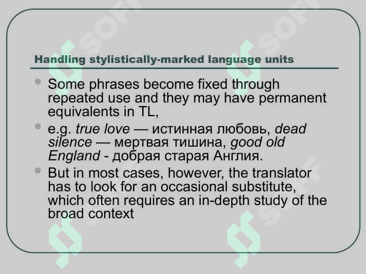 STYLISTIC ASPECTS OF TRANSLATION 5