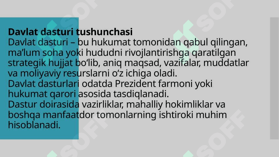 Rivojlantirish davlat dasturlarini shakllantirish va moliyalashyirish 3