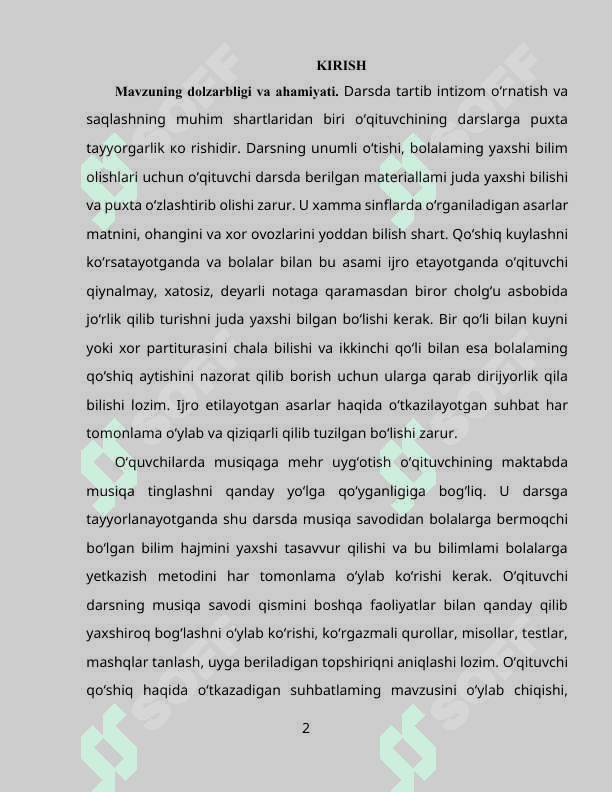Rubob toʻgaraklarini tashkil etish 2