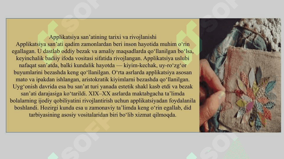 Applikatsiya mashgʻulotlari slayd 4
