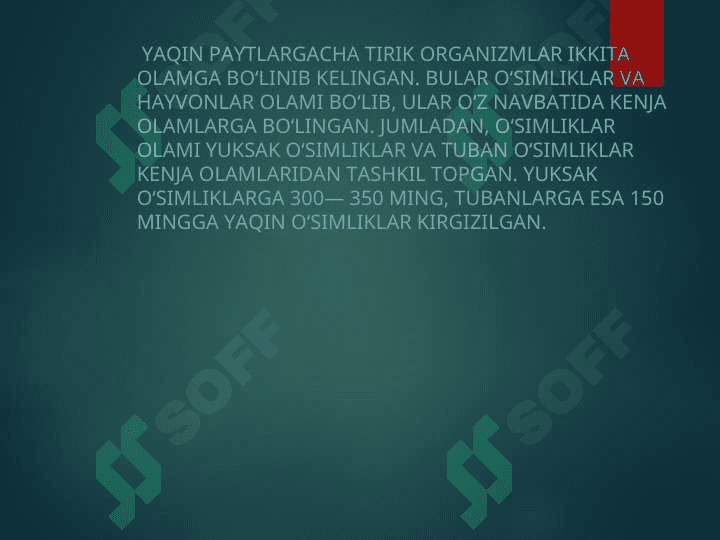 Suvo‘tlarining umumiy tavsifi 2