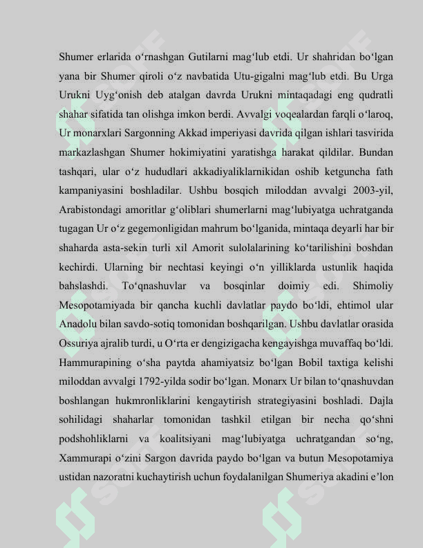 QADIMGI MESOPOTAMIYA YOZMA MANBALARI 7