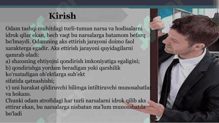 SHAXSNING HISSIY VA IRODAVIY SOHASI 3