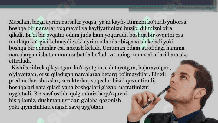 SHAXSNING HISSIY VA IRODAVIY SOHASI 4